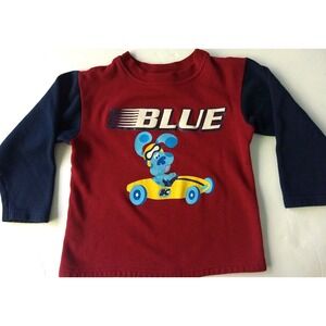Vintage Blues Clues Shirt Kids Size 4T? No size Tag Red Graphic 2000 Y2K Viacom
